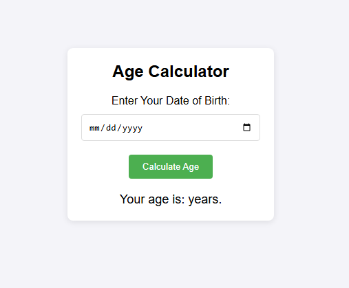 ageCalculator