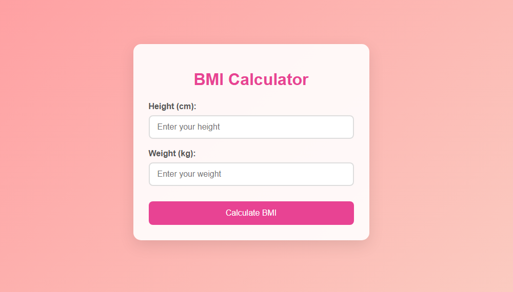BMI Calculator