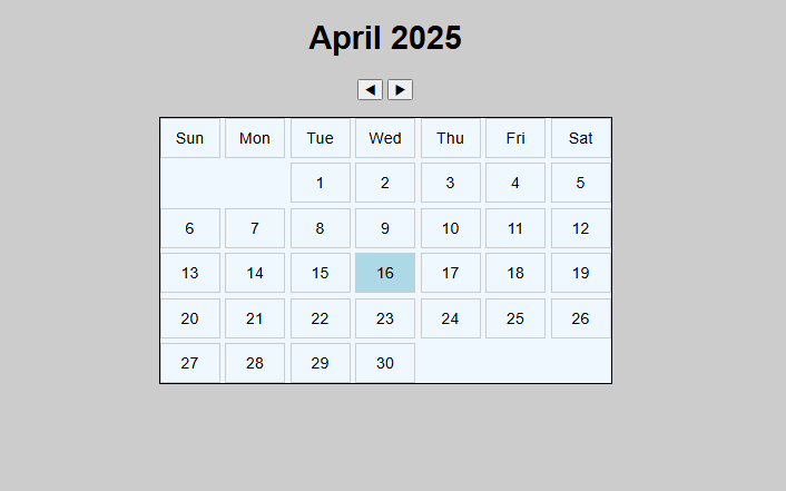 Calendar App