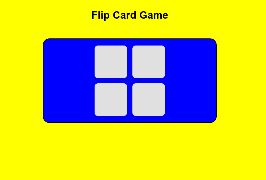 Flip Card Memory Game