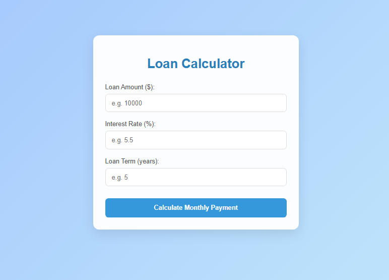 Loan Calculator