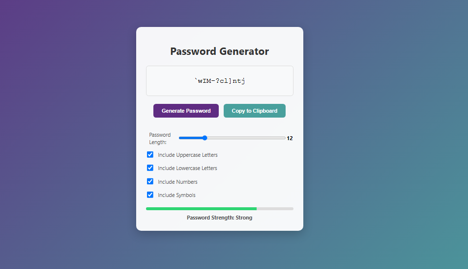 Password Generator