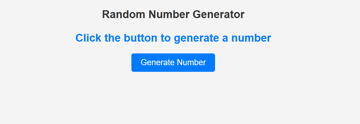 Random Number Generator