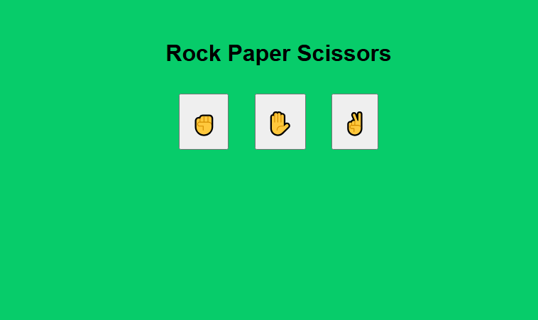 Rock Paper Scissors