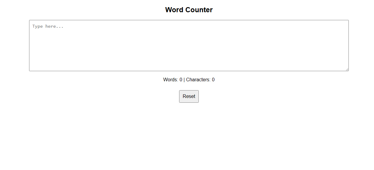 Word Counter